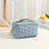 New high-end cosmetic bag, diamond-shaped pillow bag, large capacity, super popular travel cosmetics and toiletries Application Scenario